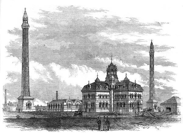 Abbey Mills Pumping Station, London, 1868