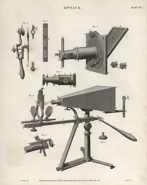 Optical equipment of the 18th century