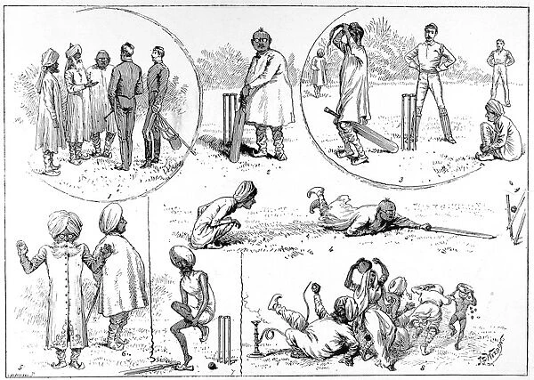 Sketches of Cricket in India, 1890