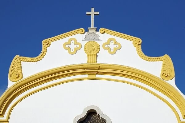 Detail of a Catholic chuch