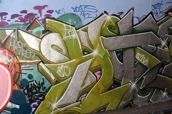 English graffiti, London, UK