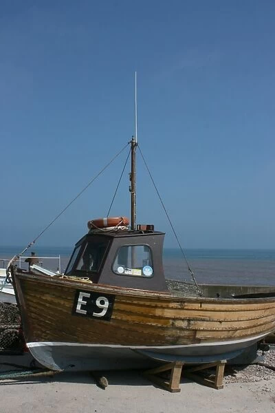 Fishing boat, Sidmouth, Devon, UK
