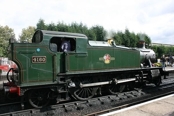 Loco 4160 at Bishops Lydeard station, Somerset