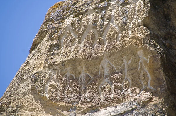 Petroglyphs, Qobustan, UNESCO World Heritage Site, Azerbaijan