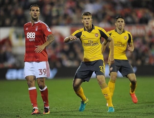 Krystian Bielik (Arsenal) Apostolos Vellios (Forest). Nottingham Forest 0: 4 Arsenal
