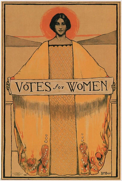 Votes for women - Boye, Bertha Margaret (1883-1930) - 1911-1913 - Colour lithograph - Private Collection