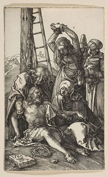 The Lamentation, from The Passion, 1507. Creator: Albrecht Durer