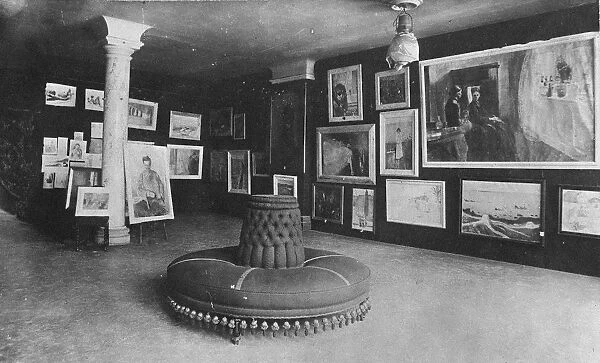 Munchs exhibition in Equitable Palast in Berlin, December 1892, 1892. Artist: Marschalk, Max (1863-1940)
