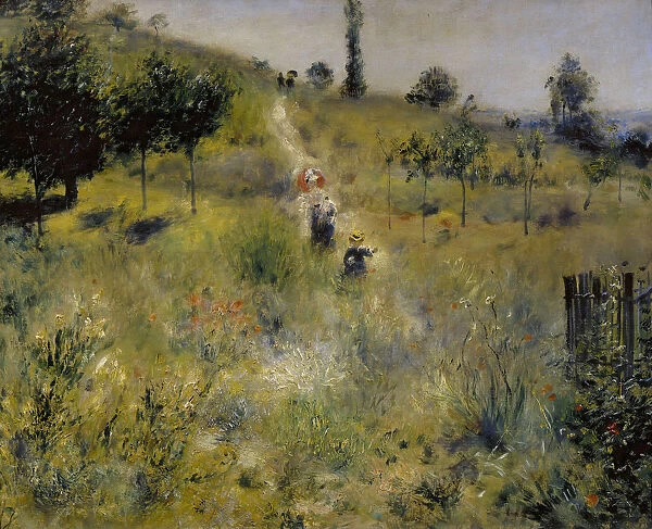 Path Leading through Tall Grass. Artist: Renoir, Pierre Auguste (1841-1919)