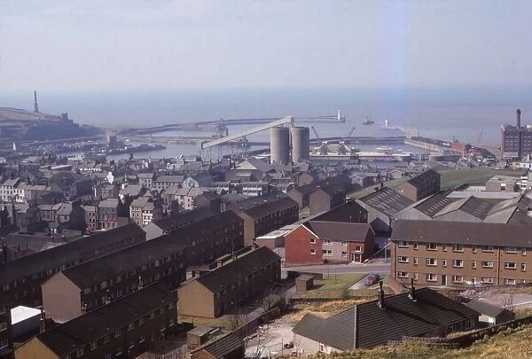 Whitehaven, Harbour from the East, Cumberland, 20th century. Artist: CM Dixon