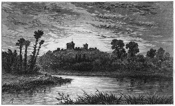 Windsor, from the East Approach, 1880. Artist: Robert Taylor Pritchett