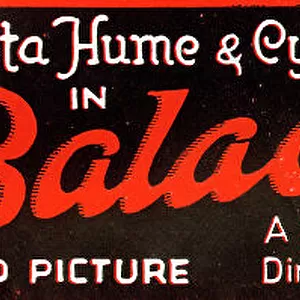 Benita Hume and Cyril MacLaglen in Balaclava