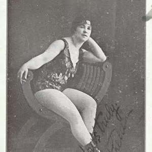 The Great Athelda music hall strongwoman