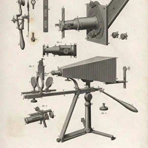 Optical equipment of the 18th century