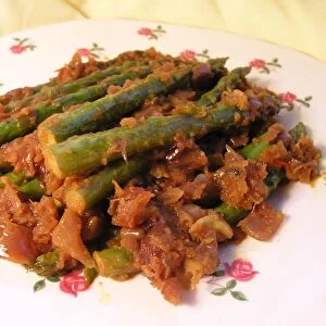 Asparagus curry