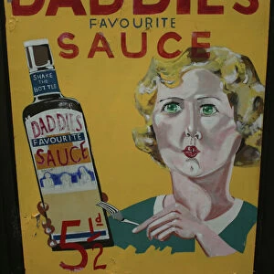 Daddies sauce vintage advertising poster