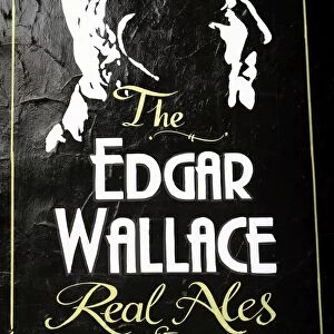 The Edgar Wallace Inn sign London