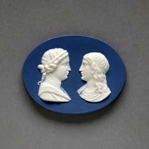 medallion, made by Josiah Wedgwood and Sons Ltd. 1775-1780