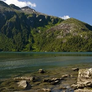 North America, USa, AK, Inside Passage. Baranof Lake idyllic pristine setting. Reached