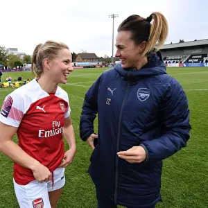 Arsenal Women: Schnaderbeck and Kemme in Post-Match Moment
