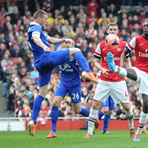 Arsenal's Yaya Sanogo Faces Off Against Everton's James McCarthy in FA Cup Quarter-Final Showdown