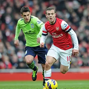 Jack Wilshere's Slick Dodge of Ashley Westwood: Arsenal vs Aston Villa, Premier League 2012-13