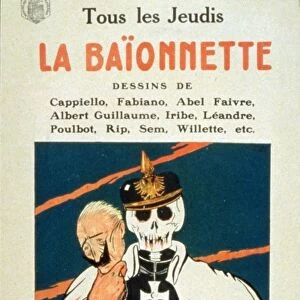 La Baionnette Every Thursday. Periodical mainly for French frontline soldiers in World War I