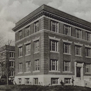 Harvard University: Wolcott Gibbs Memorial Laboratory, T Jefferson Coolidge Chemical Laboratory (b / w photo)
