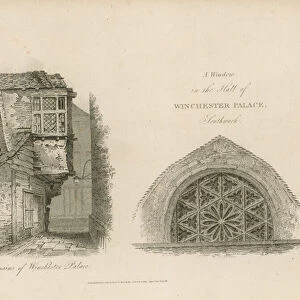 Remains of Winchester Palace (engraving)