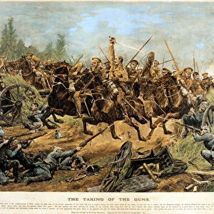 The Taking of the Guns, 1914 (engraving, coloured)