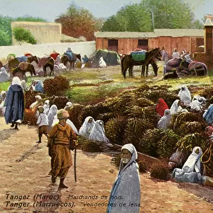 Timber merchants in Tangier