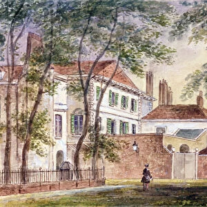 View of the House and Museum of the Late Duchess of Portland (1715-1785) 1796 (w / c