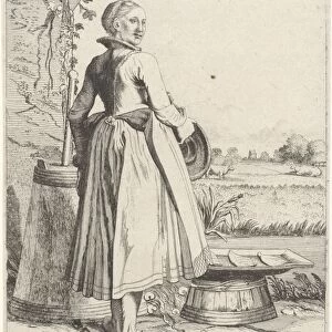Girl from Edam, on the back, The Netherlands