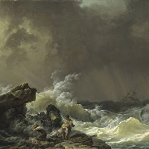 Philip James de Loutherbourg Shipwreck painting