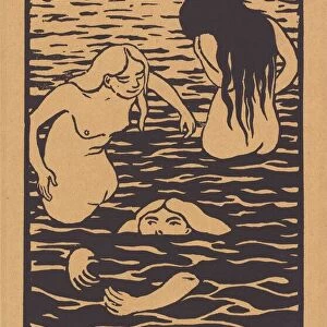 Three Bathers, 1894. Creator: Felix Vallotton