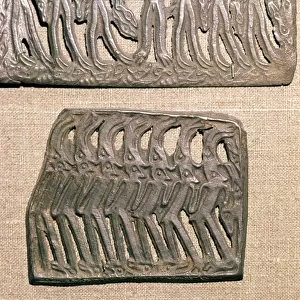 Bronze Plaque from Kama River area, relating to Shamanism, 3rd century BC-8th century