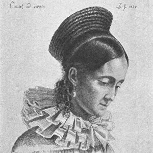 Charlotte Amalie Hassenpflug, 1820. Artist: Grimm, Ludwig Emil (1790-1863)