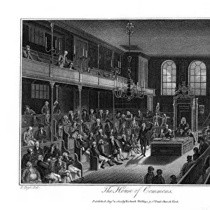 The House of Commons, London, 1804. Artist: James Fittler