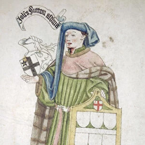 John Sutton, Sheriff of London 1440-1441, in his aldermanic robes, c1450
