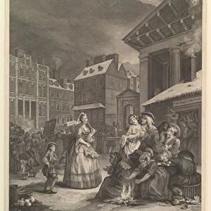 Morning: The Four Times of the Day, March 25, 1738. Creator: William Hogarth