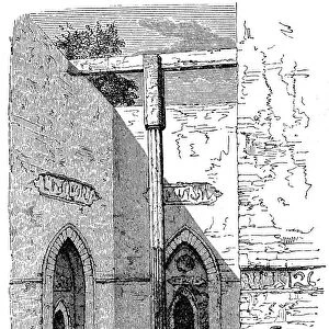 Nilometer on the island of Roda, Cairo, Egypt, c1895