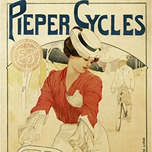 Pieper Cycles, 1900. Artist: Berchmans, Emile (1867-1947)