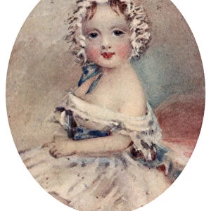 Portrait of Queen Victoria as a child, 19th century, (1913)