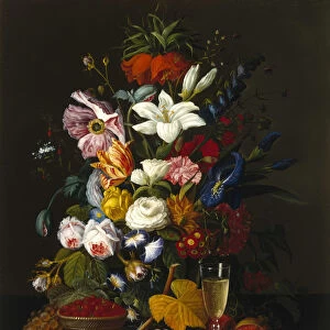 Victorian Bouquet, c. 1850. Artist: Roesen, Severin (1816-after 1872)