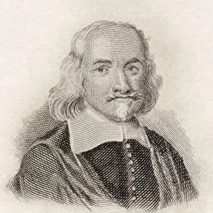 Thomas Hobbes, 1588 To 1679. English Political Philosopher. From Crabbs Historical Dictionary Published 1825