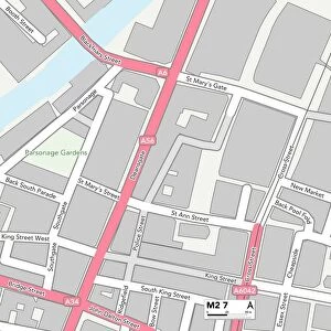 Manchester M2 7 Map
