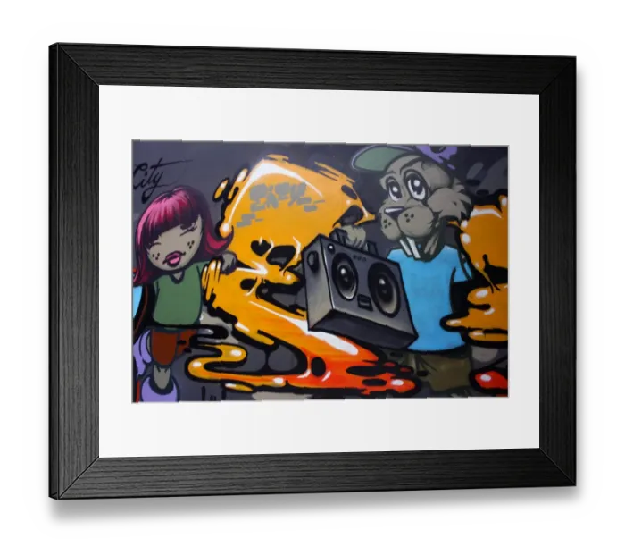 Framed Print : Taiwanese graffiti, Taipei, Taiwan Framed Print : Taiwanese graffiti, Taipei, Taiwan