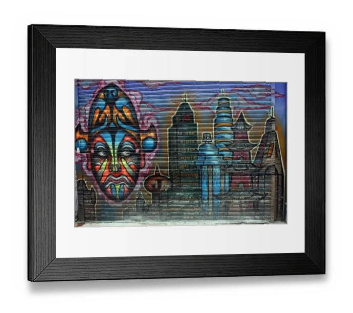 Framed Print : Taiwanese graffiti, Taipei, Taiwan Framed Print : Taiwanese graffiti, Taipei, Taiwan