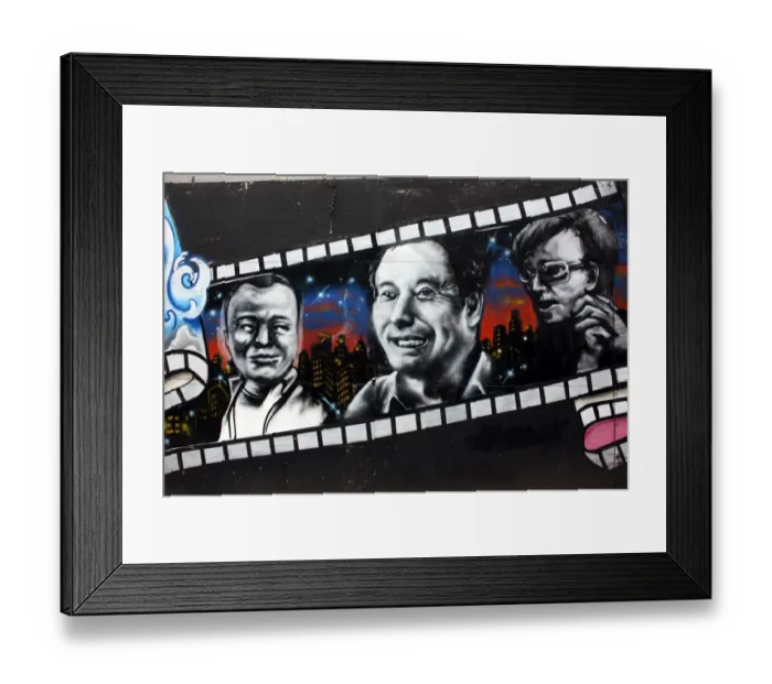 Framed Print : Taiwanese graffiti, Taipei, Taiwan