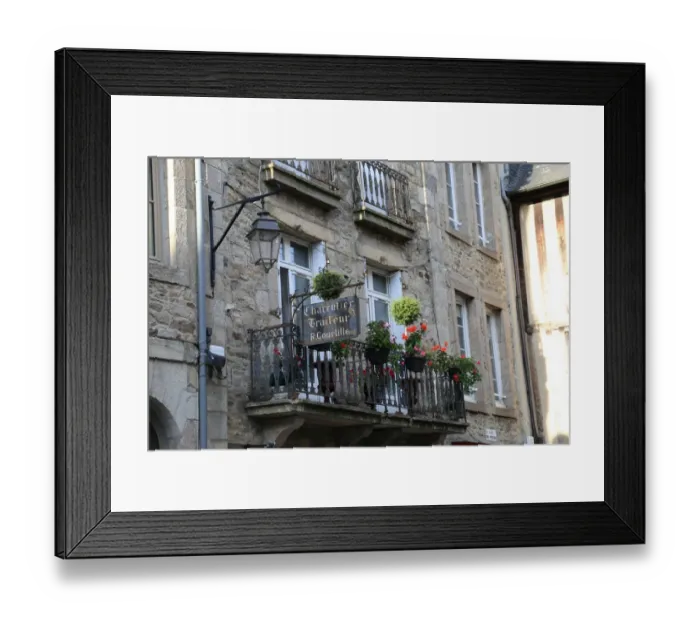 Framed Print : Traileur shop, Dinan, Brittany, France Framed Print : Traileur shop, Dinan, Brittany, France
